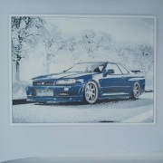 Obraz Nissan Skyline GT-R R34 – legenda japońskich ulic!