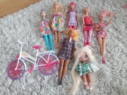Zestaw lalek Barbie i inne 