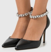 Szpilki czarne Lulipa London 38 skóra naturalna