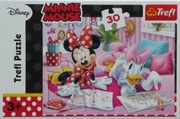 Puzzle Trefl 30 elementów. Myszka Minnie Mouse.