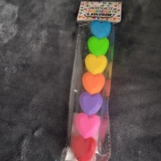 Unikat pisaki/ zakreślacze w kształcie serduszek 