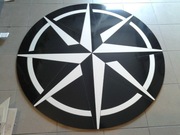 Rozeta podłogowa średnica 90 cm.