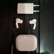 Apple AirPods Pro1 gen A2083 Słuchawki + Etui + Ładowarka BCM