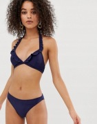 WAREHOUSE Dół od Bikini Granat cena kat.99 zł