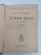 Józef Ignacy Kraszewski "Stara baśń" wydanie 1948 kolekcjonerska 