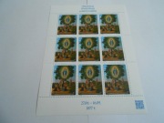 Arkusz  9 znaczkowy 4985  Objawienia