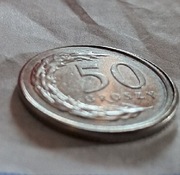 Destrukt 50 groszy rok 2019 moneta unikatowa 