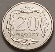 20 gr groszy 2023r. mennicza