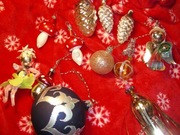 stare bombki choinkowe z prl-u 