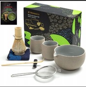 ZESTAW DO ROBIENIA MATCHY MATCHA HERBATY MIOTEŁKAC HASEN CHASHAKU CHAWAN