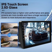 Radio 2-DIN 9” IPS z CarPlay, kamerą i Android Auto