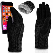 CIEPŁE RĘKAWICZKI DOTYKOWE DO SMARTFONA 