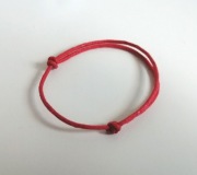 Bransoletka szczęścia na szczęście czerwona talizman amulet kabała ochronna