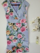 Piękna midi kwiecista sukienka Vintage Style rozmiar S 