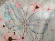 Bluzka 128 cm super stan motylki cekiny