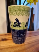 BOLESŁAWIEC KUBEK BEZ UCHA ZAJĄC P324