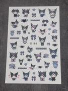 Naklejki na paznokcie samoprzylepne sanrio kuromi 