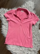 Różowa koszulka Polo tom tailor tshirt s polówka