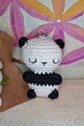 Panda brelok na szydełku breloczek ręcznie robiony eco friendly