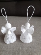 ANIOŁKI SZYDEŁKOWE RĘCZNIE ROBIONE 2 szt (2)