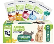 Karma dla kota 85 x 85 G Animal Island MIX 7 smaków + Gratis