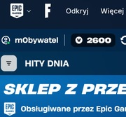 Fortnite 1200 V-dolców Gift Podarunek V-bucks Przedmiot Ze Sklepu