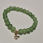 Bransoletka handmade ze znakiem zodiaku Byka, 18 cm