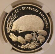 20 ZŁ ZŁOTYCH 1996 JEŻ, JEŻE NGC PF 70 - RARYTAS 