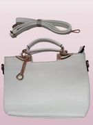 TOREBKA BIAŁA NA DŁUGIM PASKU DO RĘKI LISTONOSZKA KUFEREK JAK NOWA