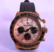 Zegarek PAGANI DESIGN PD-1664 GOLD z białą tarczą