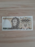 500 zł Banknot PRL Kościuszko