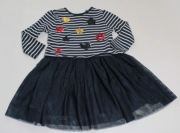 George * Sukienka z cekinowymi serduszkami 98/104 cm