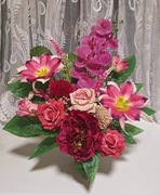 Wiązanka/ stroik wazon nagrobny