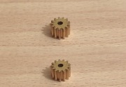 Zębatka 13T 0,5 M koło zębate mosiężne RC K989 284131,  2 sztuki.