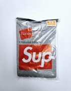 Supreme - Hanes Tagless Tees Szary r. M (w opakowaniu 2 szt.)