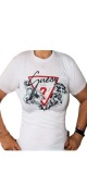 Guess nowy t-shirt damski XL cyrkonie wyprzedaż 