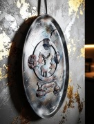 Tace ozdobna unikat premium design/ ścienna 40x30 cm Patronus i Lawenda