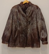 Futro z nutrii krótkie vintage 