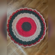 Dywan ze sznurka handmade