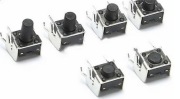 Mikroswitch kątowy TACT 6x6 mm, H=7 mm, 10 szt.