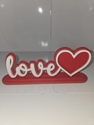 Walentynki, dzien zakochanych. Ramka na zdjęcie SERCE LOVE 