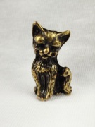 Figurka kolekcjonerska metalowa kot kotek VINTAGE 