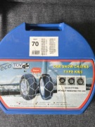 Łańcuchy na koła, 2 sztuki, grupa rozmiarowa 70