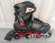 Rolki fitness Mico Splash 41 25,5cm nieużywane aluminiowa płoza ABEC-7 