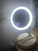 Składane lusterko kosmetyczne z LED – My Foldaway Mirror (1x / 10x)