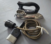 Działające Mini żelazko elektryczne firmy Hackel Małe  podróżne vintage