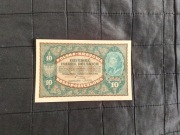 10 marek polskich 1919, banknot, Polska, II seria BS