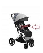 WÓZEK SPACEROWY - MoMi ESTELLE PLUS LIGHT SZARY - DUŻE KOŁA WALIZKA LEKKI