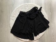spódniczka wiązana regulowana mini xs sm czarna