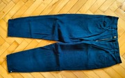 Spodnie granatowe jak zamsz 40